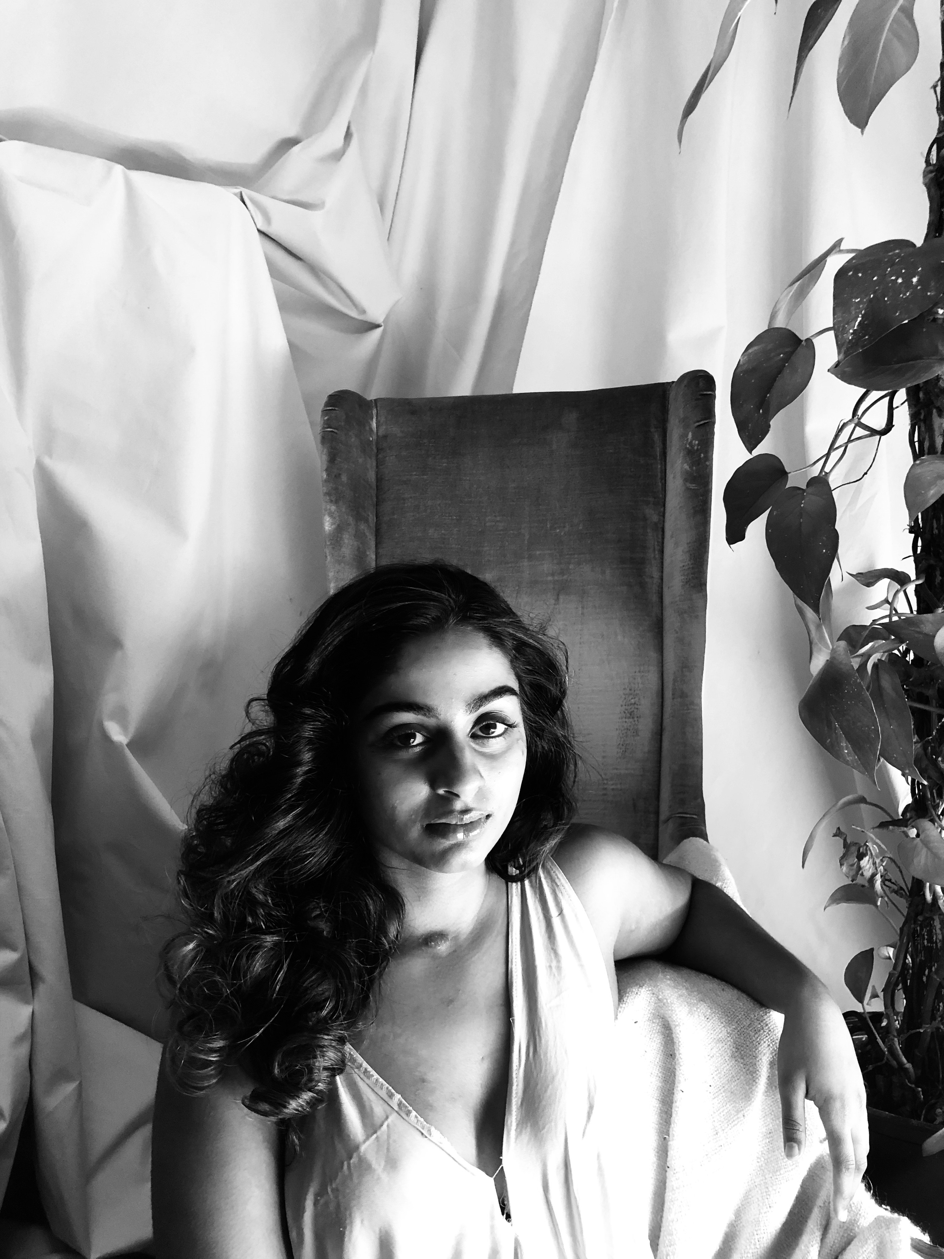 Headshot of Ramya Ramana in black and white