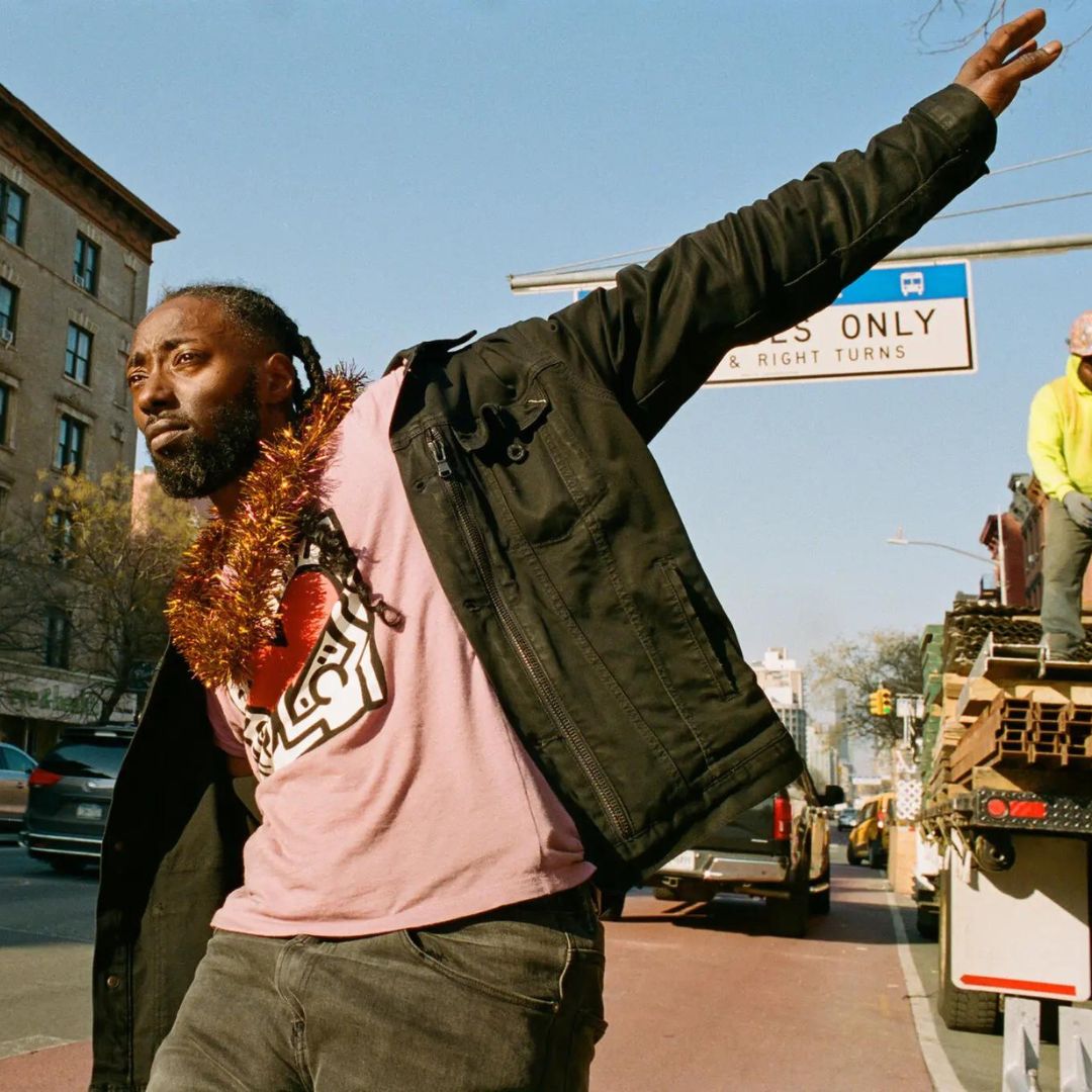 Storyboard P dancing. Photo by Sabrina Santiago for The New York Times.