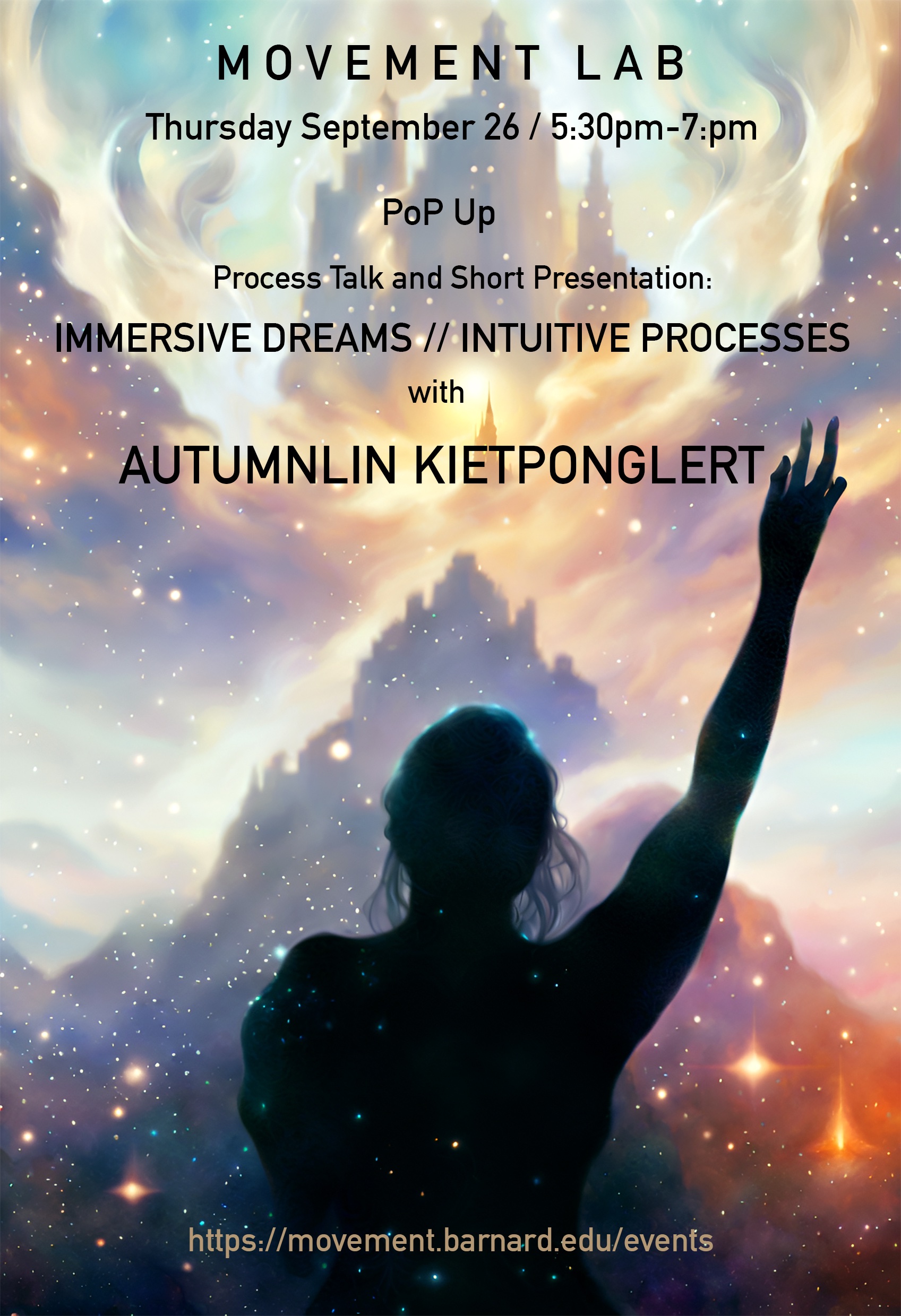 Immersive Dreams, Intuitive Processes - Poster 