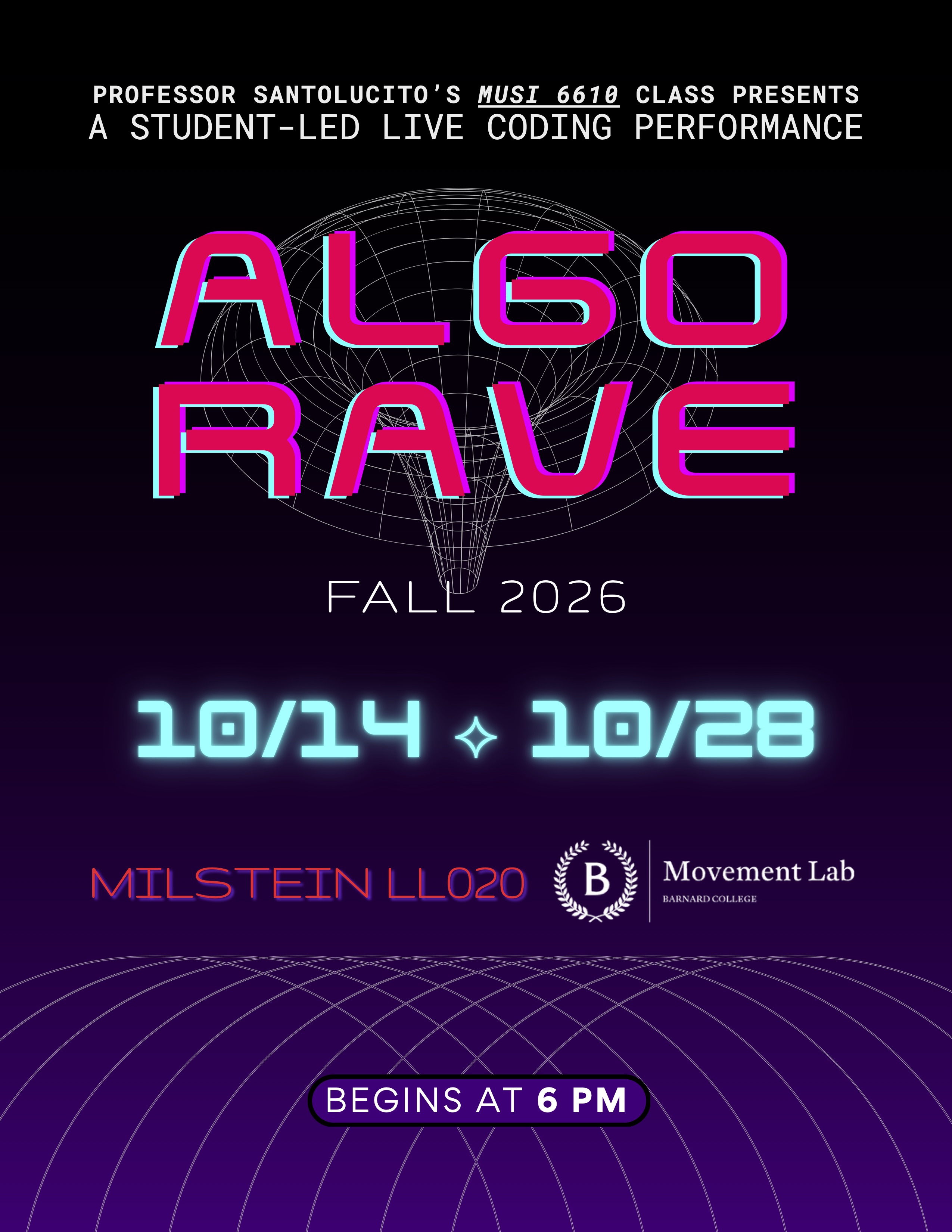 Algorave Poster 