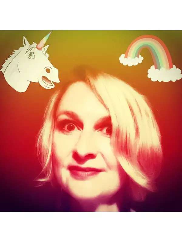 cari ann shim sham (unicorn and rainbow)